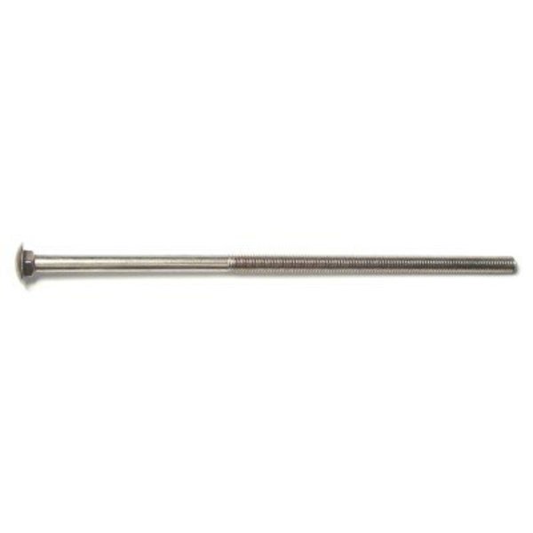 Midwest Fastener 3/8"-16 x 10" 18-8 Stainless Steel Coarse Thread Carriage Bolts 25PK 51718